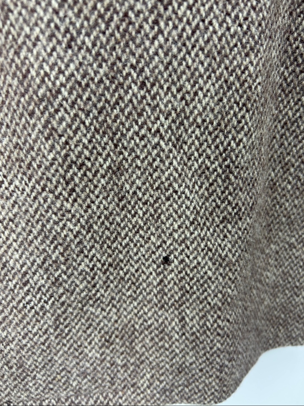 VTG Andesian Crown Craig SF Mens Wool Trench Coat Brown Tweed Large - Picture 14 of 14